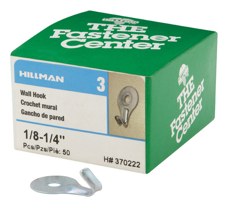 HILLMAN - Hillman Steel Zinc Silver Classic Utility Hooks 5 lb 50 pk