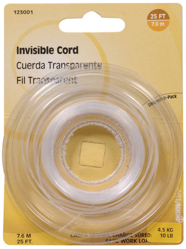 HILLMAN - Hillman Plastic 18 Ga. Invisible Cord - Case of 10