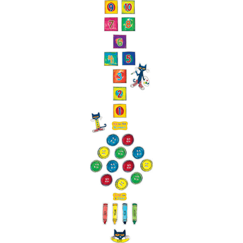 TEACHER CREATED RESOURCES - Pete the Cat Numbers and Colors Sensory Path