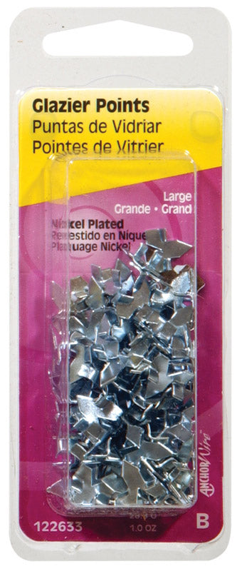 HILLMAN - Hillman AnchorWire Glazier Points 50 pk - Case of 6