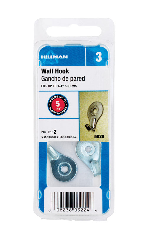 HILLMAN - Hillman Utility Hooks 5 lb 2 pk - Case of 10