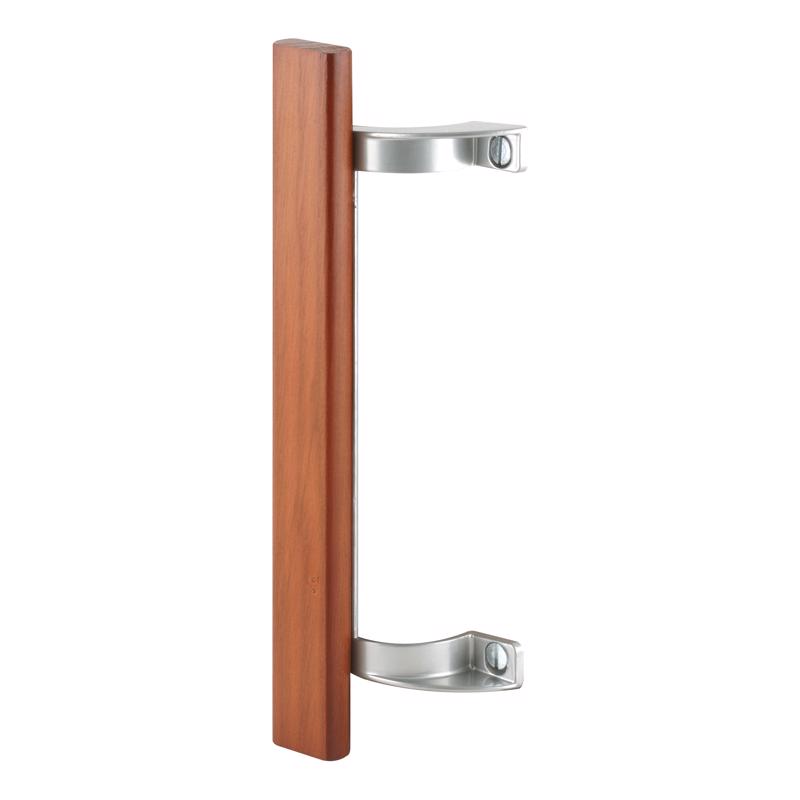 PRIME-LINE - Prime-Line Wood Tone Steel Indoor and Outdoor Patio Door Handle Set