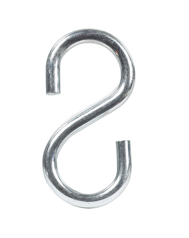 HAMPTON - Hampton Small Zinc-Plated Silver Steel 1 in. L S-Hook 20 lb 1 pk - Case of 20