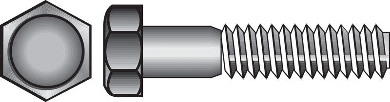 HILLMAN - Hillman 1/4 in. D X 1 in. L Hot Dipped Galvanized Steel Hex Bolt 100 pk