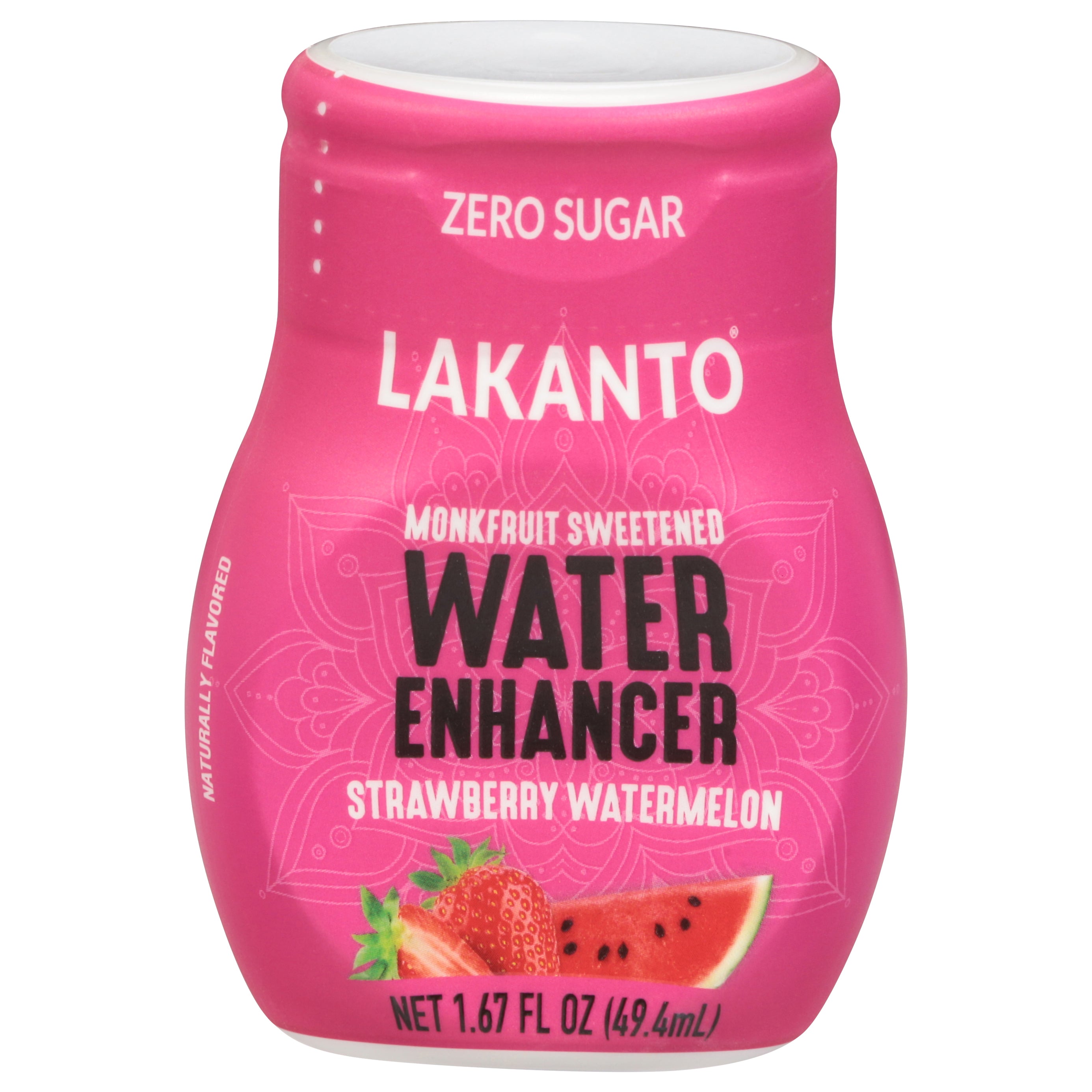Lakanto Zero Sugar Strawberry Watermelon Water Enhancer 1.67 fl oz - Case of 6