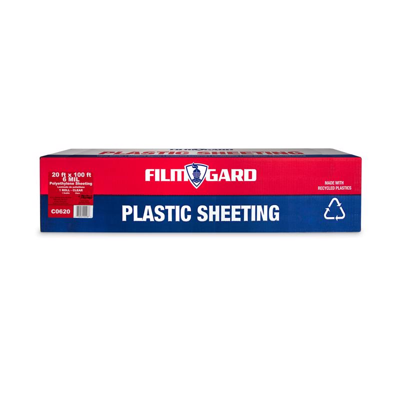 FILM-GARD - Film-Gard Plastic Sheeting 6 mil X 20 ft. W X 100 ft. L Polyethylene Clear 1 pk