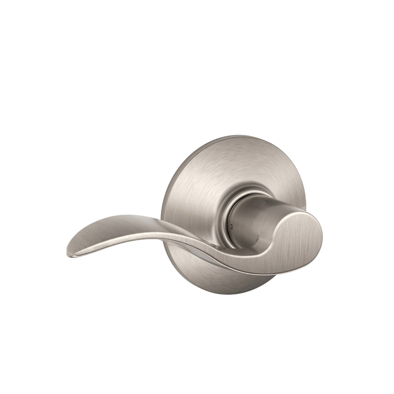 SCHLAGE - Schlage Accent Satin Nickel Passage Lever Right or Left Handed