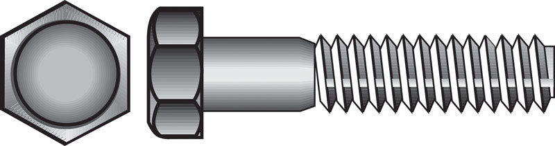 HILLMAN - Hillman 1/4 in. D X 3 in. L Hot Dipped Galvanized Steel Hex Bolt 100 pk