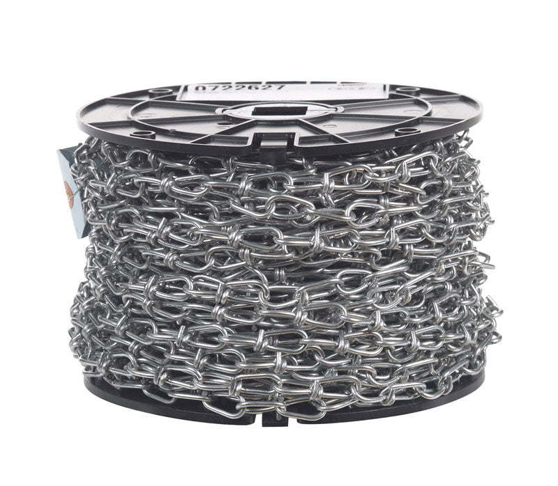 CAMPBELL CHAIN - Campbell No. 1 Double Loop Carbon Steel Chain 1/8 in. D X 125 ft. L