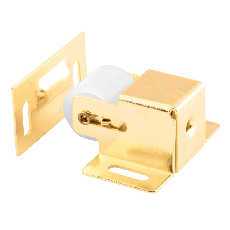 PRIME-LINE - Prime-Line 0.94 in. H X 1.75 in. W X 1.81 in. D Brass-Plated Steel Roller Catch - Case of 6