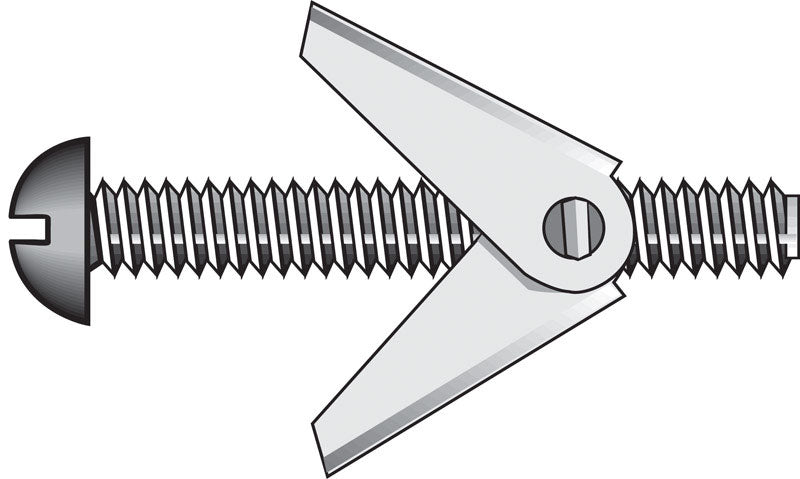 HILLMAN - Hillman Fas-N- Tite 1/4 in. D X 5 in. L Round Steel Toggle Bolt 50 pk