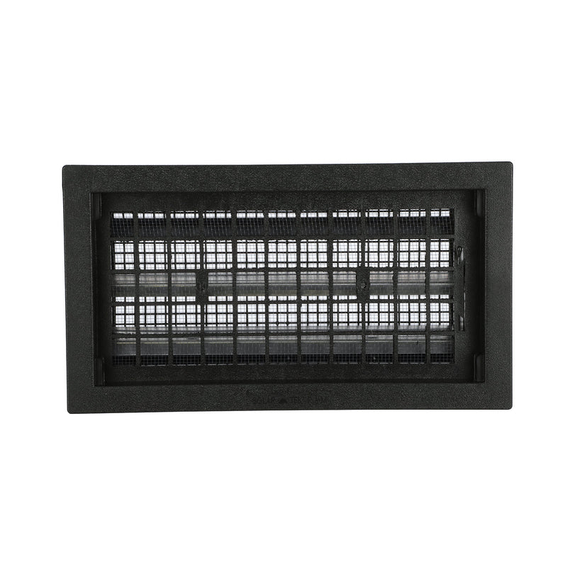 AIR VENT - Air Vent 9.5 in. H X 17.5 in. W Black Plastic Foundation Vent