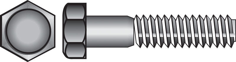 HILLMAN - Hillman 5/16 in. D X 1 in. L Hot Dipped Galvanized Steel Hex Bolt 100 pk