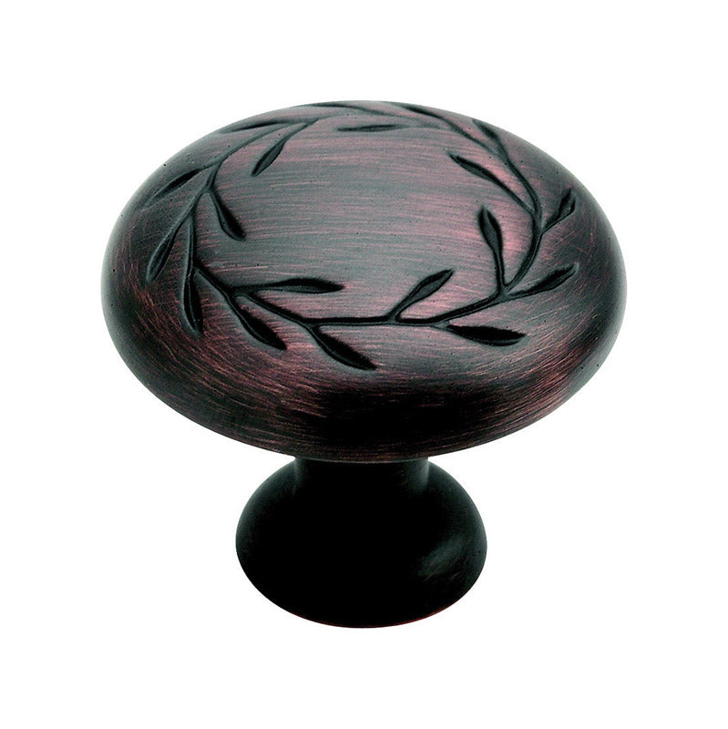 AMEROCK - Amerock Natures Splendor Round Cabinet Knob 1-5/16 in. D 1-1/16 in. Oil Rubbed Bronze 1 pk