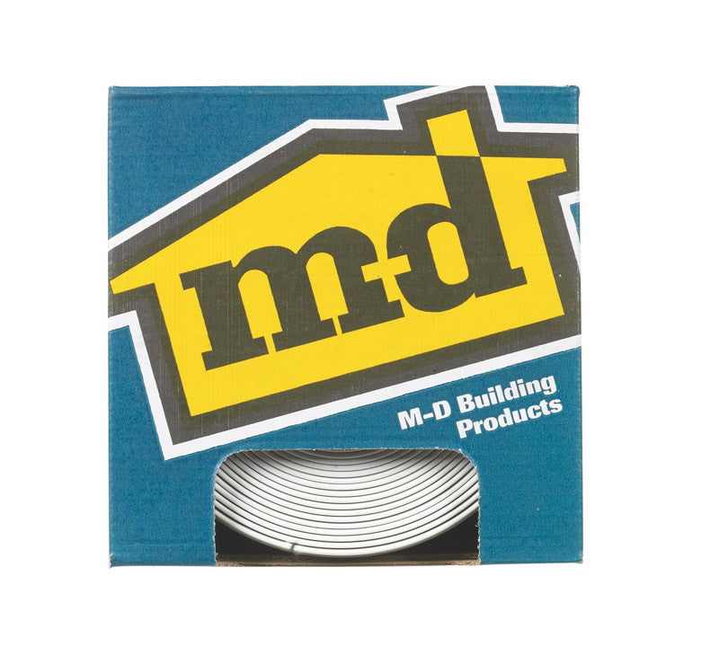 M-D - M-D 4 in. W X 20 ft. L Prefinished White Vinyl Wall Base