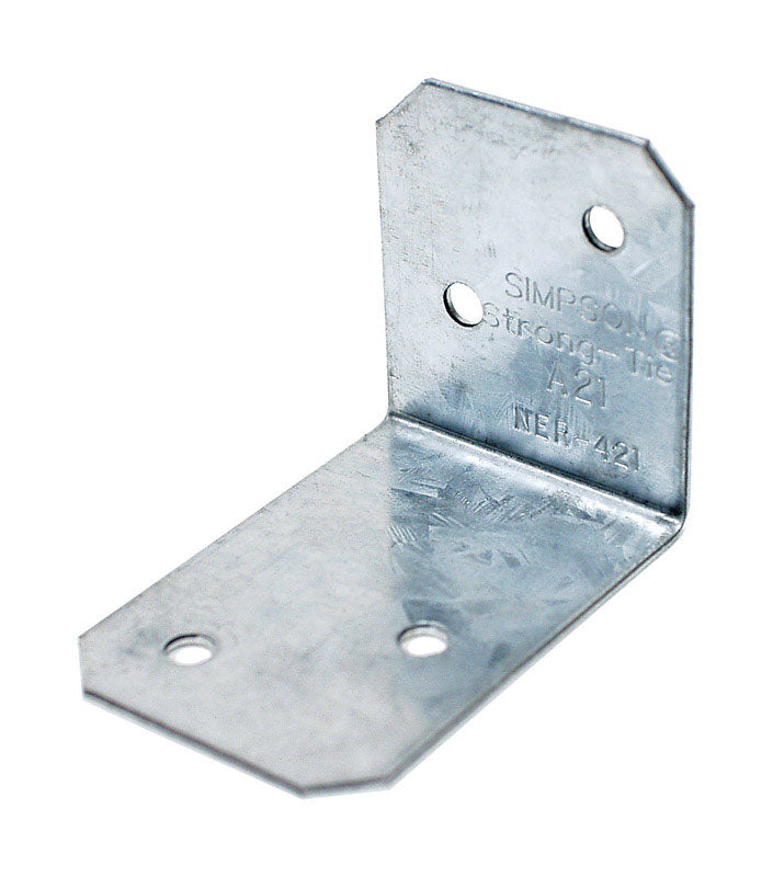 SIMPSON STRONG-TIE - Simpson Strong-Tie 2 in. W X 1.4 in. L Galvanized Steel Angle [A21]