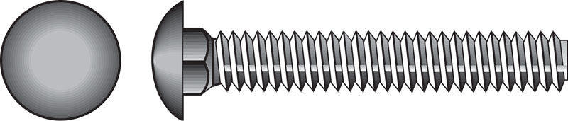 HILLMAN - Hillman 1/2 in. X 12 in. L Zinc-Plated Steel Carriage Bolt 25 pk