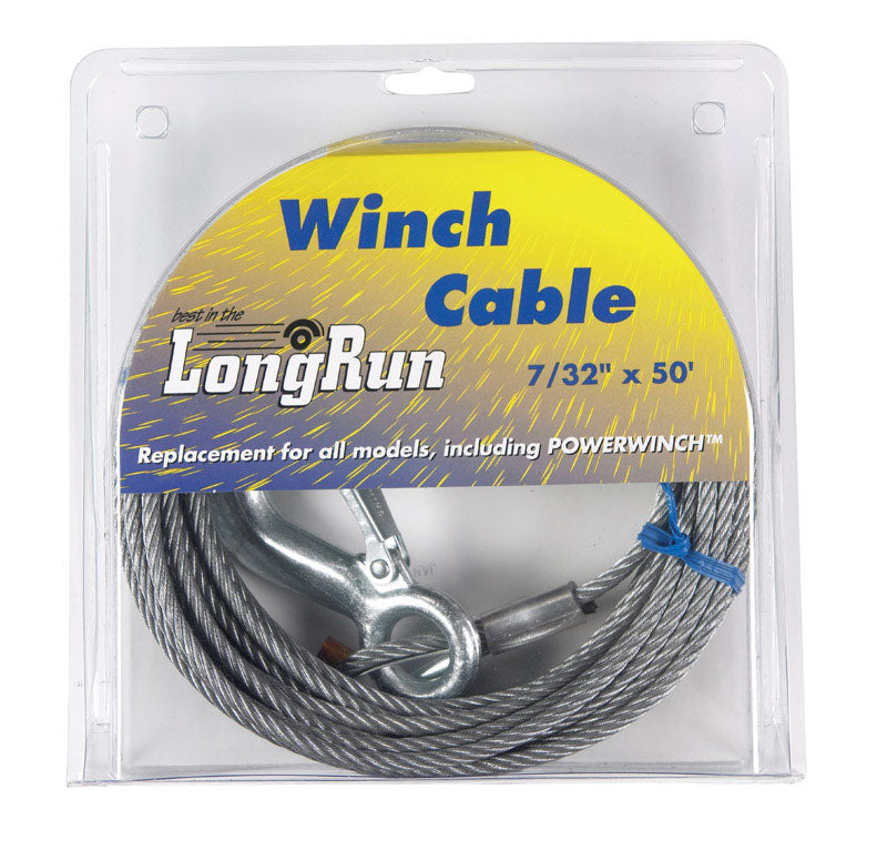 TIE DOWN ENGINEERING - Tie Down Engineering Galvanized Galvanized Steel 7/32 in. D X 50 ft. L Aircraft Cable