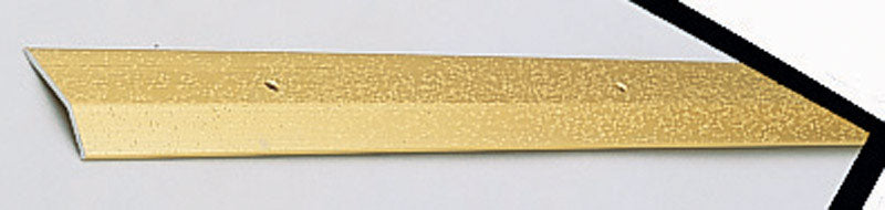 M-D - M-D 5/16 in. H X 36 in. L Prefinished Satin Brass Aluminum Carpet Trim [79079]