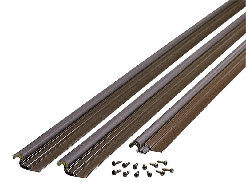 M-D - M-D Bronze Foam/Vinyl Weatherstrip For Door Jambs 36 and 84 in. L X 1 in.