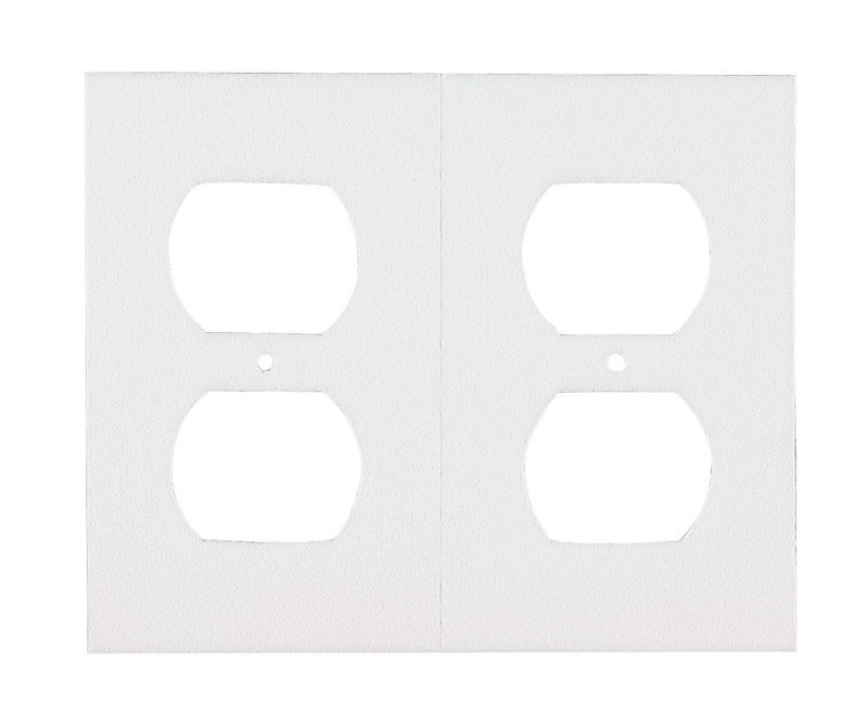 M-D - M-D White Foam Wall Plate Sealers 6 pk