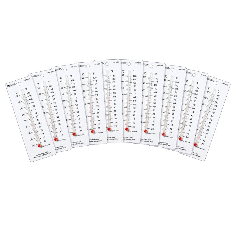 LEARNING RESOURCES - Student Thermometer, Pack of 10