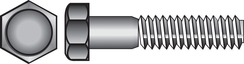 HILLMAN - Hillman 5/16 in. D X 3-1/2 in. L Hot Dipped Galvanized Steel Hex Bolt 50 pk