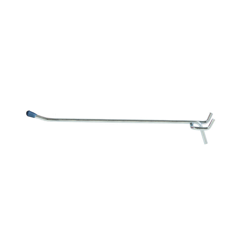 CRAWFORD - Crawford Silver Steel 8 in. Peg Hooks 3 pk