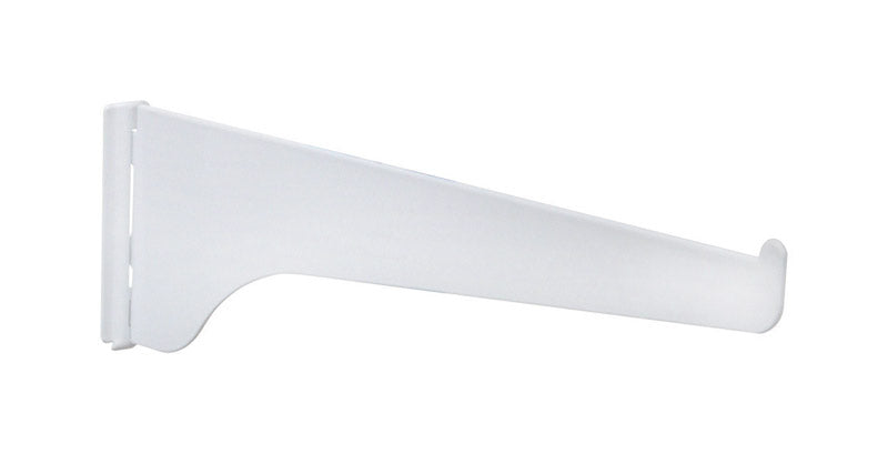 KNAPE & VOGT - Knape & Vogt White Steel Regular Duty Bracket 16 Ga. 6 in. L 160 lb - Case of 10