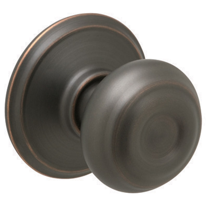 SCHLAGE - Schlage Georgian Aged Bronze Dummy Knob Right or Left Handed [F170VGEO716]