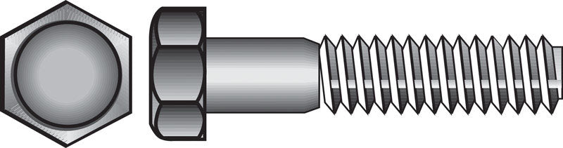 HILLMAN - Hillman 5/16 in. D X 4 in. L Hot Dipped Galvanized Steel Hex Bolt 50 pk