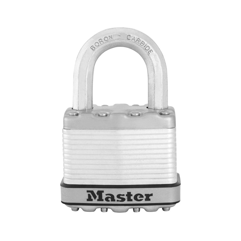 MASTER LOCK - Master Lock 1-7/16 in. H X 13/16 in. W X 2 in. L Steel Ball Bearing Locking Padlock Keyed Alike