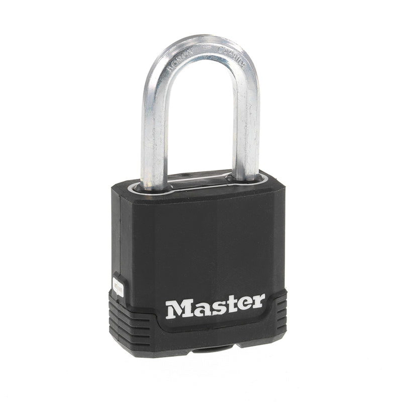 MASTER LOCK - Master Lock 3-9/16 in. H X 1-9/64 in. W X 1-3/4 in. L Steel Ball Bearing Locking Padlock