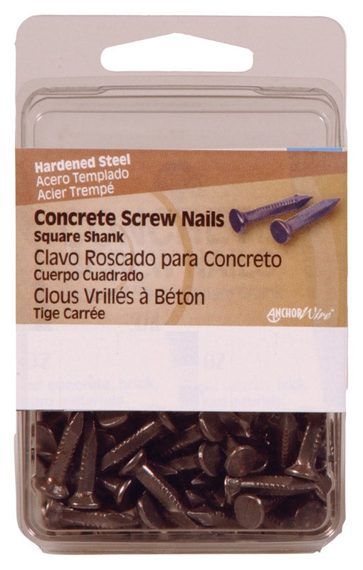 HILLMAN - Hillman 3/4 in. Concrete Steel Nail Flat Head - Case of 5