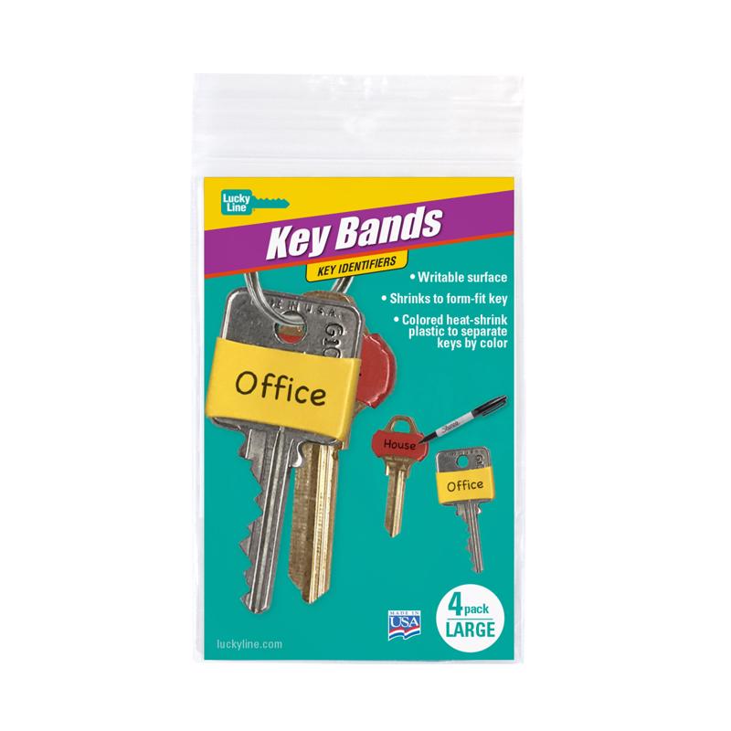 LUCKY LINE - Lucky Line Plastic Assorted Key Sleeve [17204]