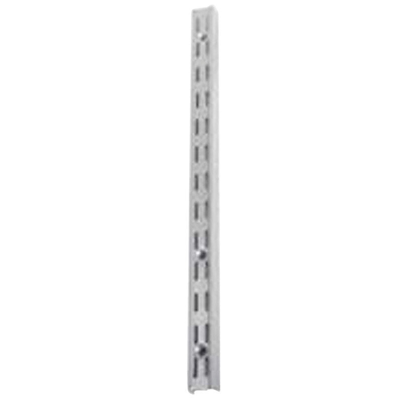 KNAPE & VOGT - Knape & Vogt Silver Steel Double Slot Bracket 14 Ga. 48 in. L 300 lb