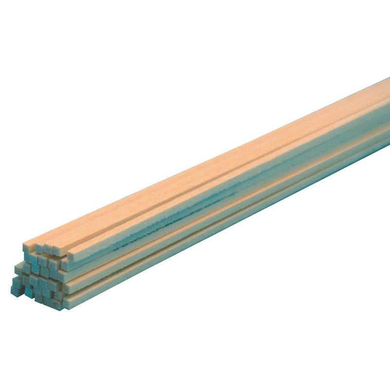 MIDWEST PRODUCTS - Midwest Products 1/16 in. X 1/16 in. W X 2 ft. L Basswood Strip #2/BTR Premium Grade - Case of 60