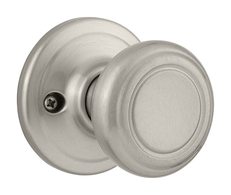 KWIKSET - Kwikset Cameron Satin Nickel Dummy Knob Right or Left Handed