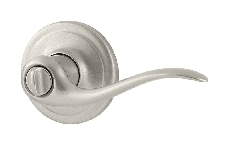 KWIKSET - Kwikset Tustin Satin Nickel Privacy Lockset 1-3/4 in.