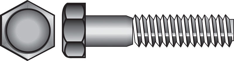 HILLMAN - Hillman 3/8 in. D X 1-1/2 in. L Hot Dipped Galvanized Steel Hex Bolt 100 pk