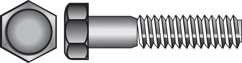 HILLMAN - Hillman 3/8 in. D X 3 in. L Hot Dipped Galvanized Steel Hex Bolt 50 pk