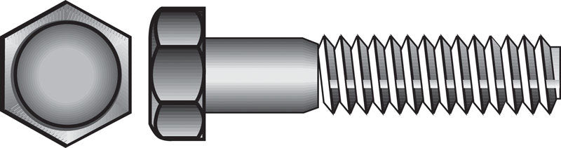 HILLMAN - Hillman 3/8 in. D X 3-1/2 in. L Hot Dipped Galvanized Steel Hex Bolt 50 pk