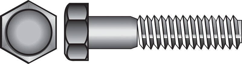 HILLMAN - Hillman 3/8 in. D X 4 in. L Hot Dipped Galvanized Steel Hex Bolt 50 pk