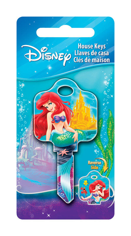 HILLMAN - Hillman Disney Ariel And Friends House Key Blank 68 SC1 Single For Schlage Locks - Case of 5