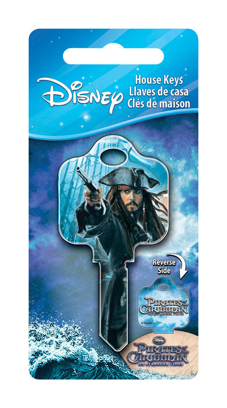 HILLMAN - Hillman Disney Capt N Jack Sparrow House Key Blank 68 SC1 Single For Schlage Locks - Case of 5