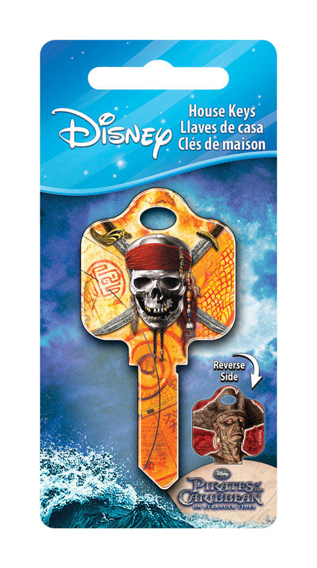 HILLMAN - Hillman Disney Skull And Swords House Key Blank 68 SC1 Single For Schlage Locks - Case of 5