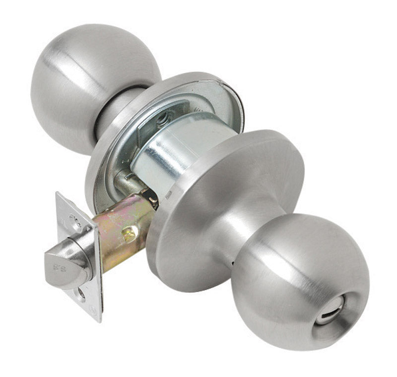 TELL - Tell Empire Satin Stainless Steel Storeroom Lockset 1-3/4 in.