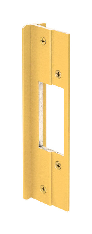 PRIME-LINE - Prime-Line 8.438 in. H X 6 in. L Gold Extruded Aluminum Door Lock Guards