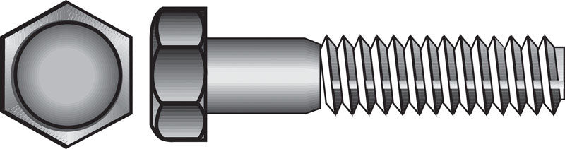 HILLMAN - Hillman 3/8 in. D X 4-1/2 in. L Hot Dipped Galvanized Steel Hex Bolt 50 pk