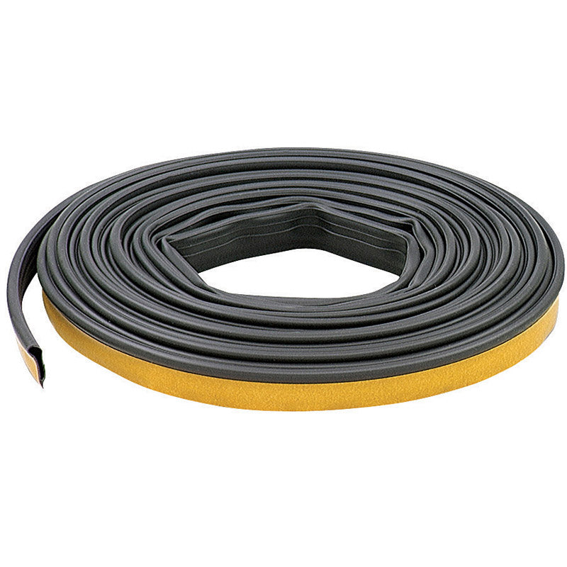 M-D BUILDING PRODUCTS - M-D Black Silicone Weatherstrip For Doors 20 ft. L X 1/4 in.